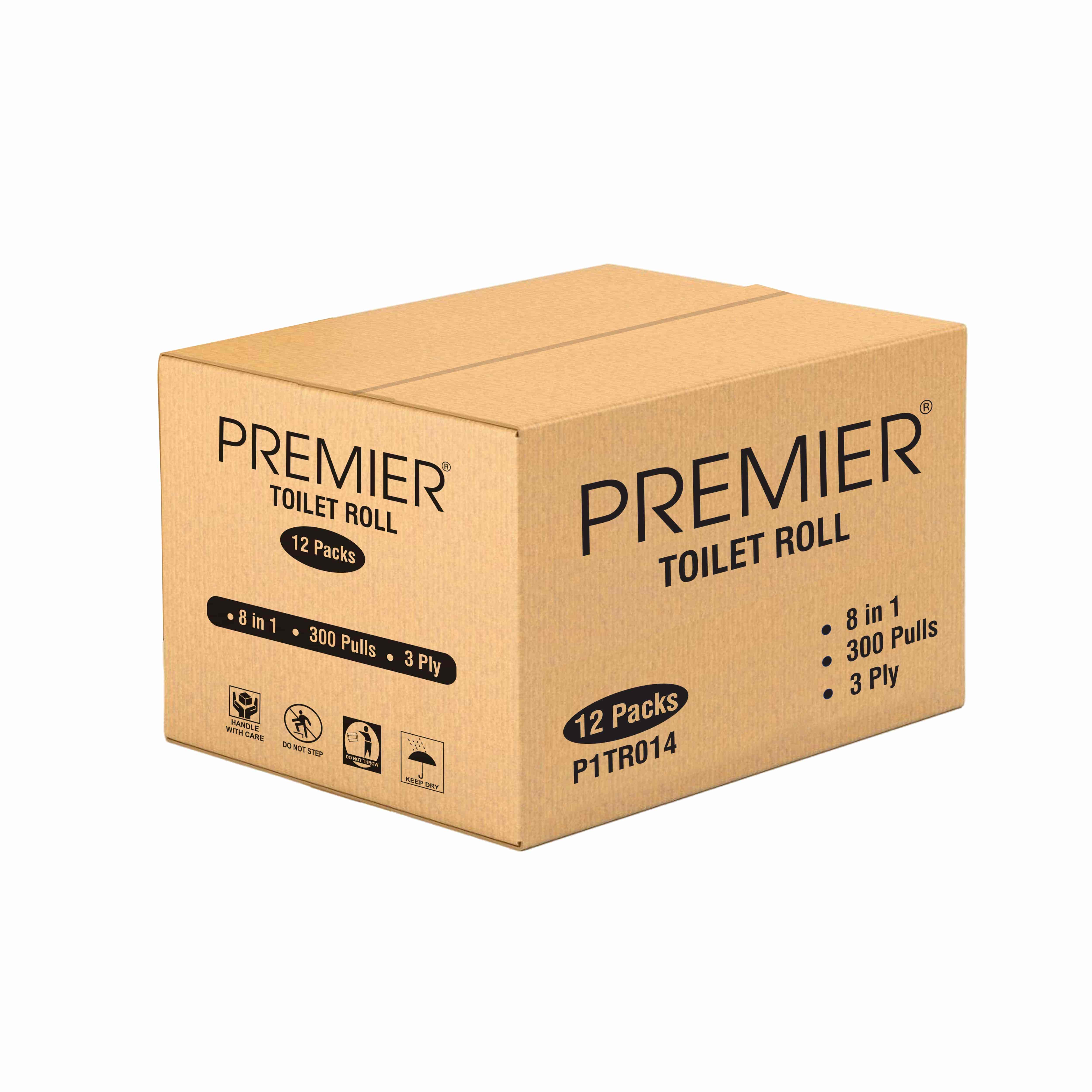 Premier Tissue  Paper TR 300 Pulls 3 Ply 8x1