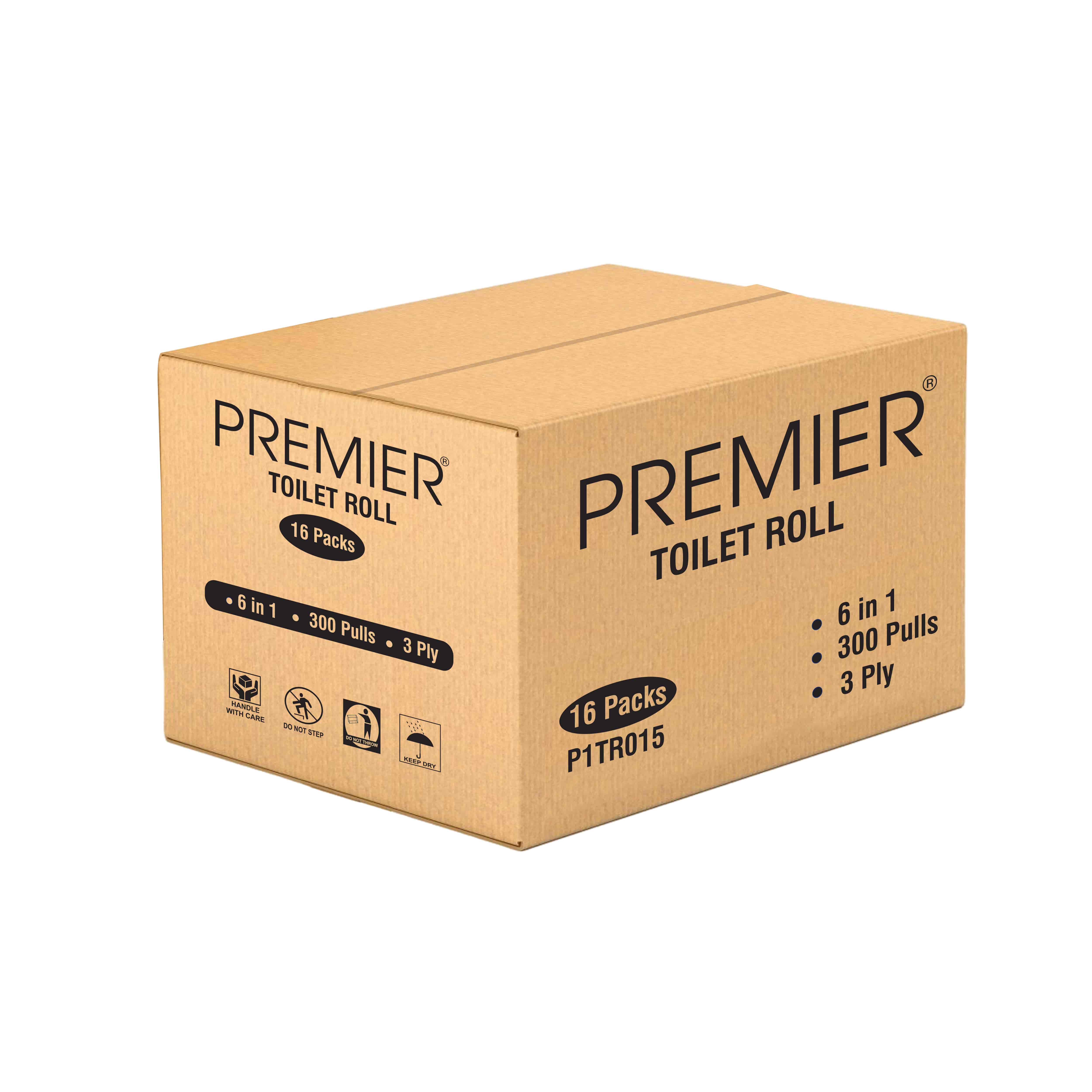 Premier Tissue  Paper TR 300 Pulls 3 Ply 6x1